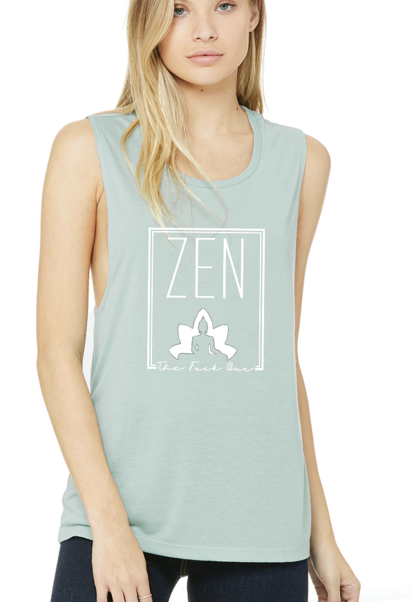 ZEN THE FCK OUT Workout Yoga Muscle Tank Shirt