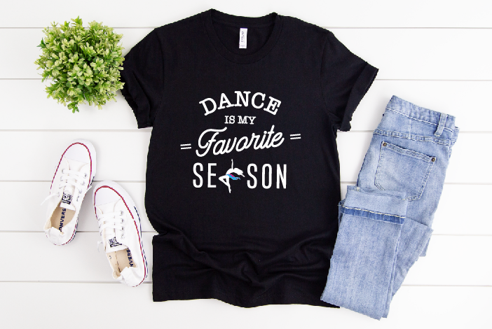 MDS DANCE IS MY FAVORITE SEASON T-SHIRT