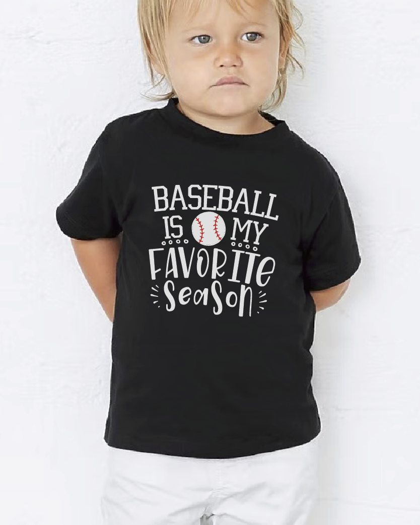 Baseball is my Favorite Season Family T-shirt